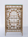 Gold metal wine rack or cocktail bar, 1950s, italy