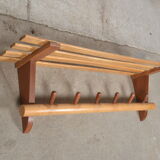 Wall-mounted coat rack