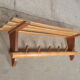 Wall-mounted coat rack