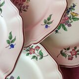 Set of dessert plates from the Lunéville manufacture