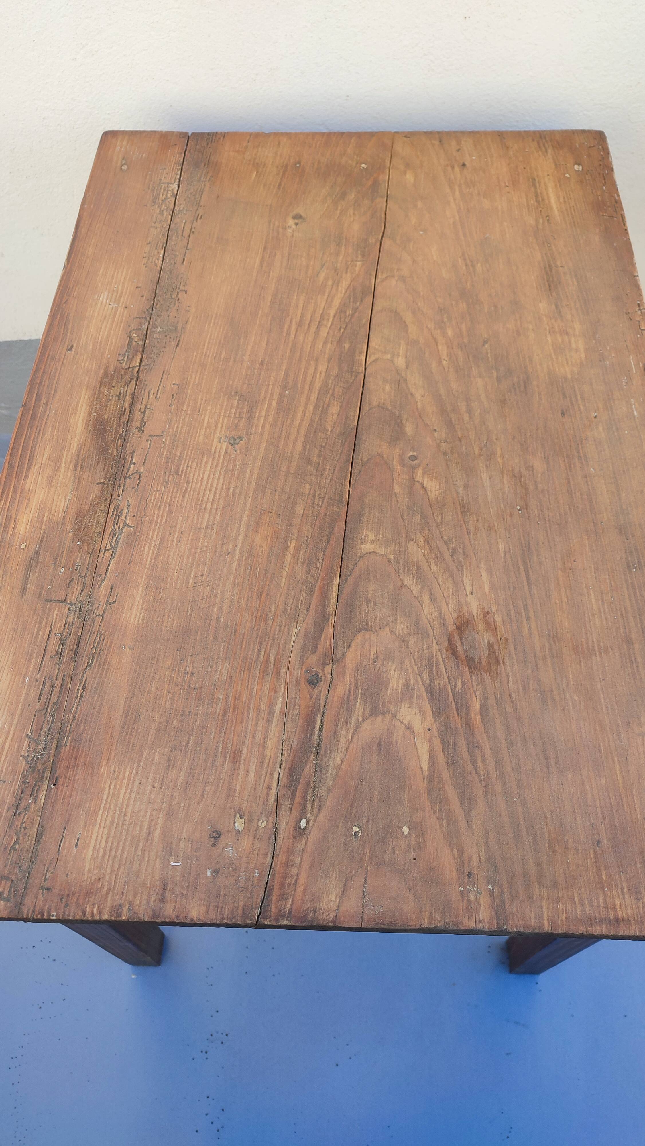 Farmhouse coffee table, wooden side table