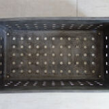 Old industrial box perfoated metal