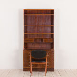 Rosewood drop front secretary desk by Axel Christensen, Odder, ACO Møbler, Denmark, 60s