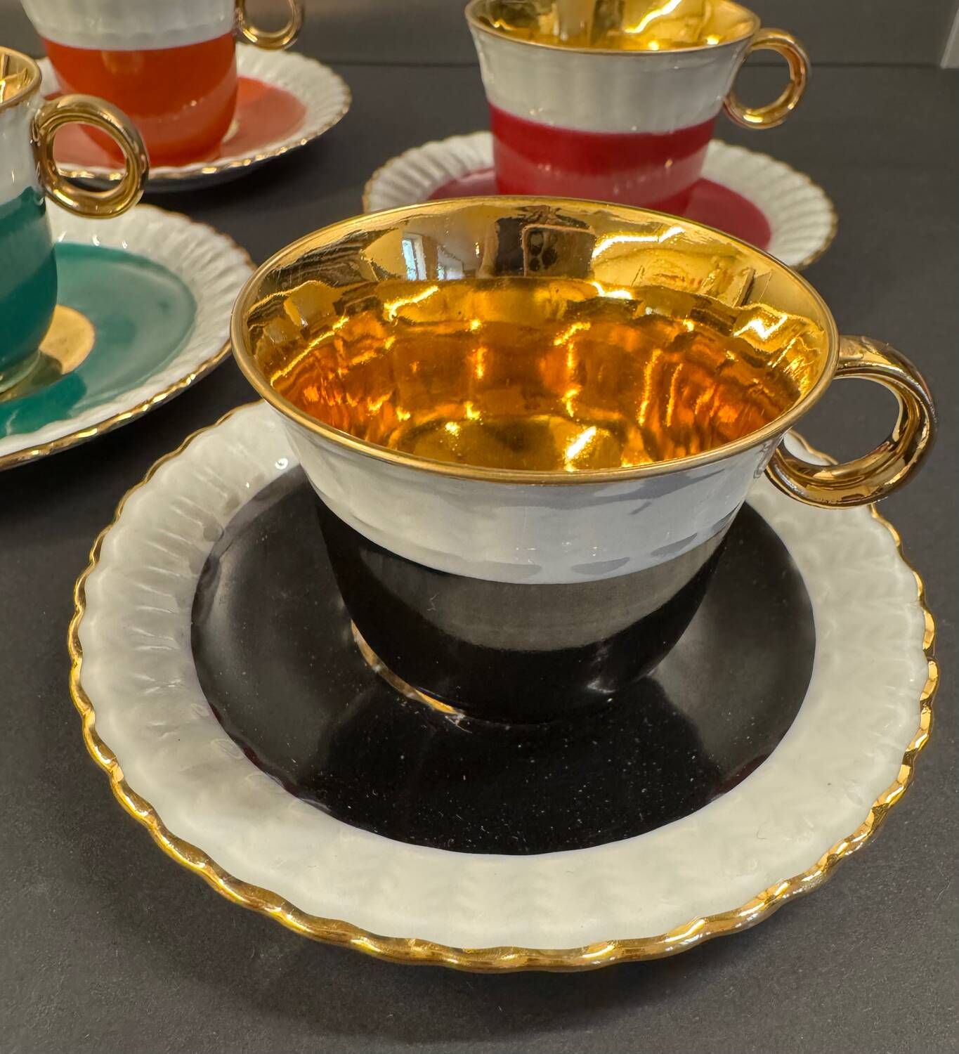 Bernardaud coffee service, Limoges 1920