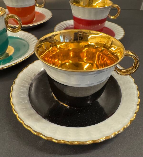 Service à café Bernardaud , Limoges 1920