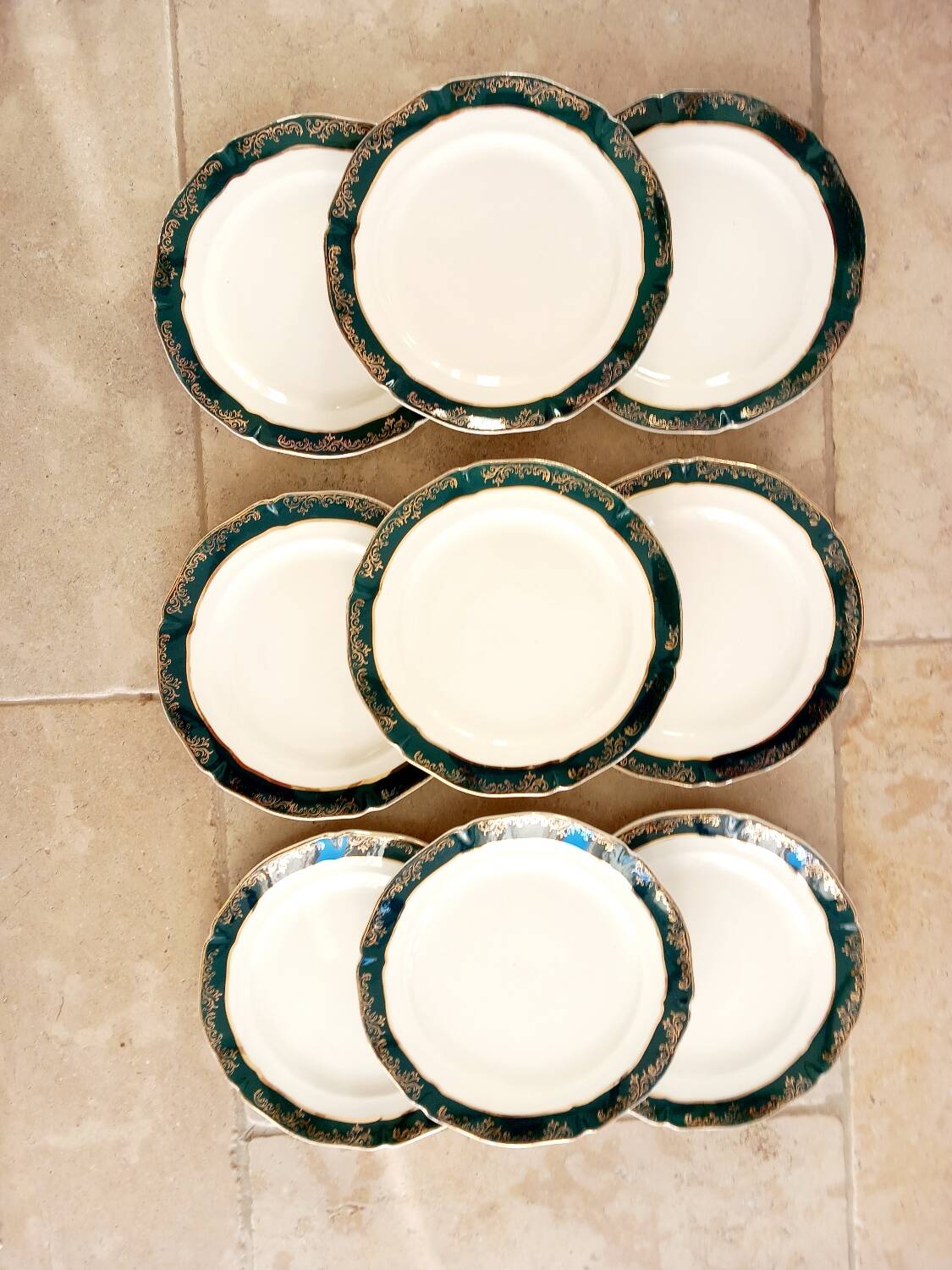 Dessert plates X9 Ceranord