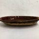 Old Dish In glazed gadrooned terracotta