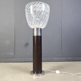 Vintage italian murano glass space age floor lamp, 1970s