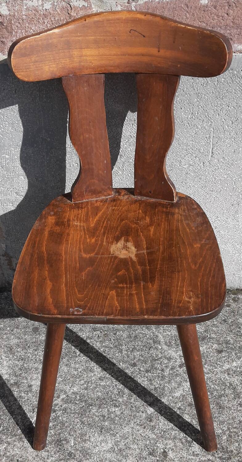 Brutalist bistro chair (1960s)