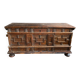Italian chest carved wood