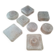 Set of 8 vintage ceiling lights, antique light fixtures, wall lights