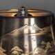 Mid 20thc japanese pair of lacquered table lamps c.1960