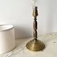 Bronze lamp "acorns" 50s, vintage naturalist light fixture
