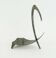 sculptural mid century modern brutalist iron CANDLE HOLDER 1960s 1970s