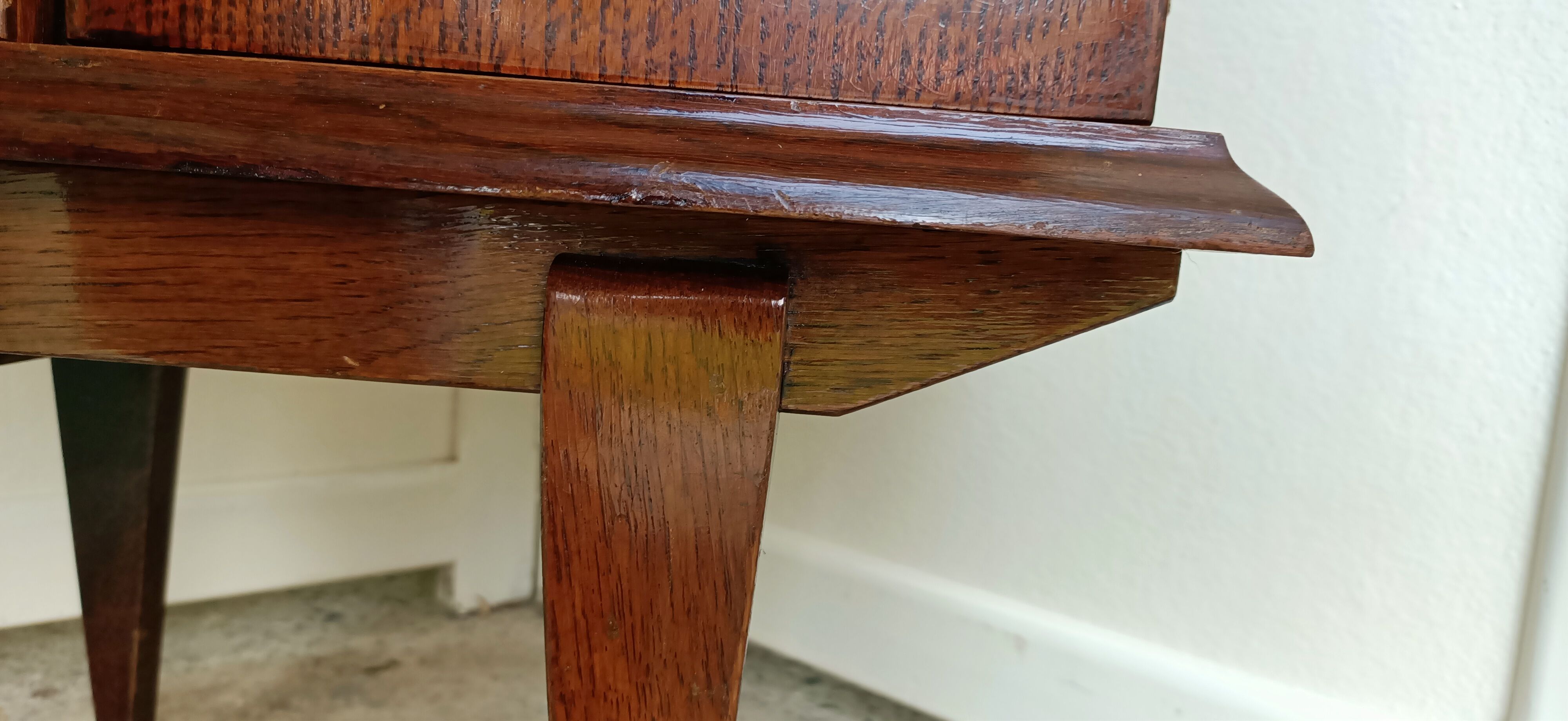 Table de chevet 2 portes vintage