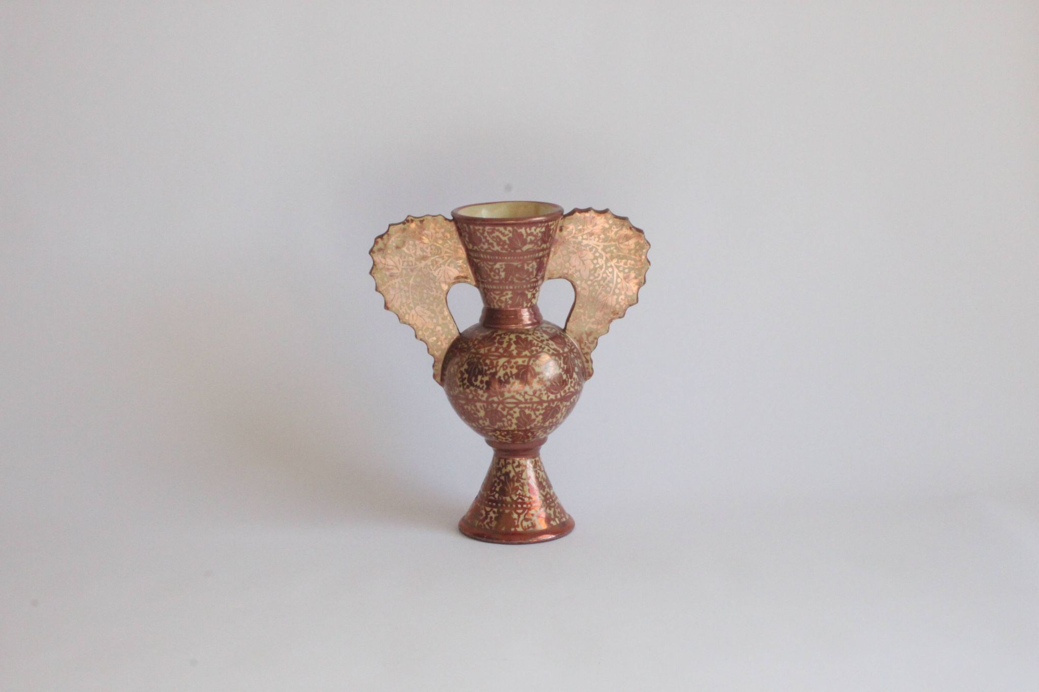 Vases Néoclassiques Espagnols en Cuivre Lustré, 19e