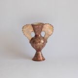 Neoclassical Spanish Copper Lustre Vases, 19Th