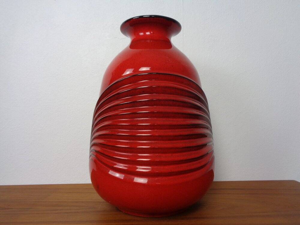 Large ceramic vase by Cari Zalloni for Fohr Keramik, 1970s