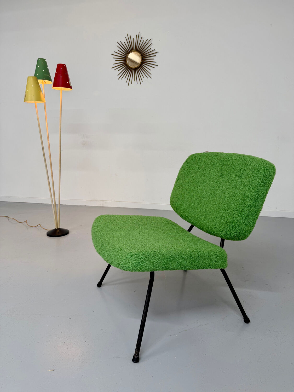 Vintage French designer armchair Pierre Paulin CM 190 from the 1960s.
