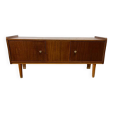 Meuble TV bas vintage en bois / lowboard / meuble bas