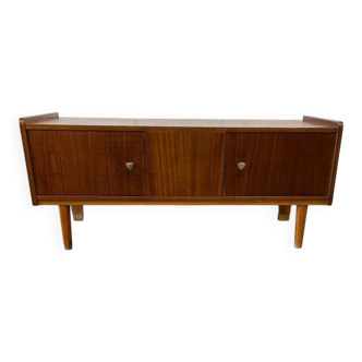Meuble TV bas vintage en bois / lowboard / meuble bas