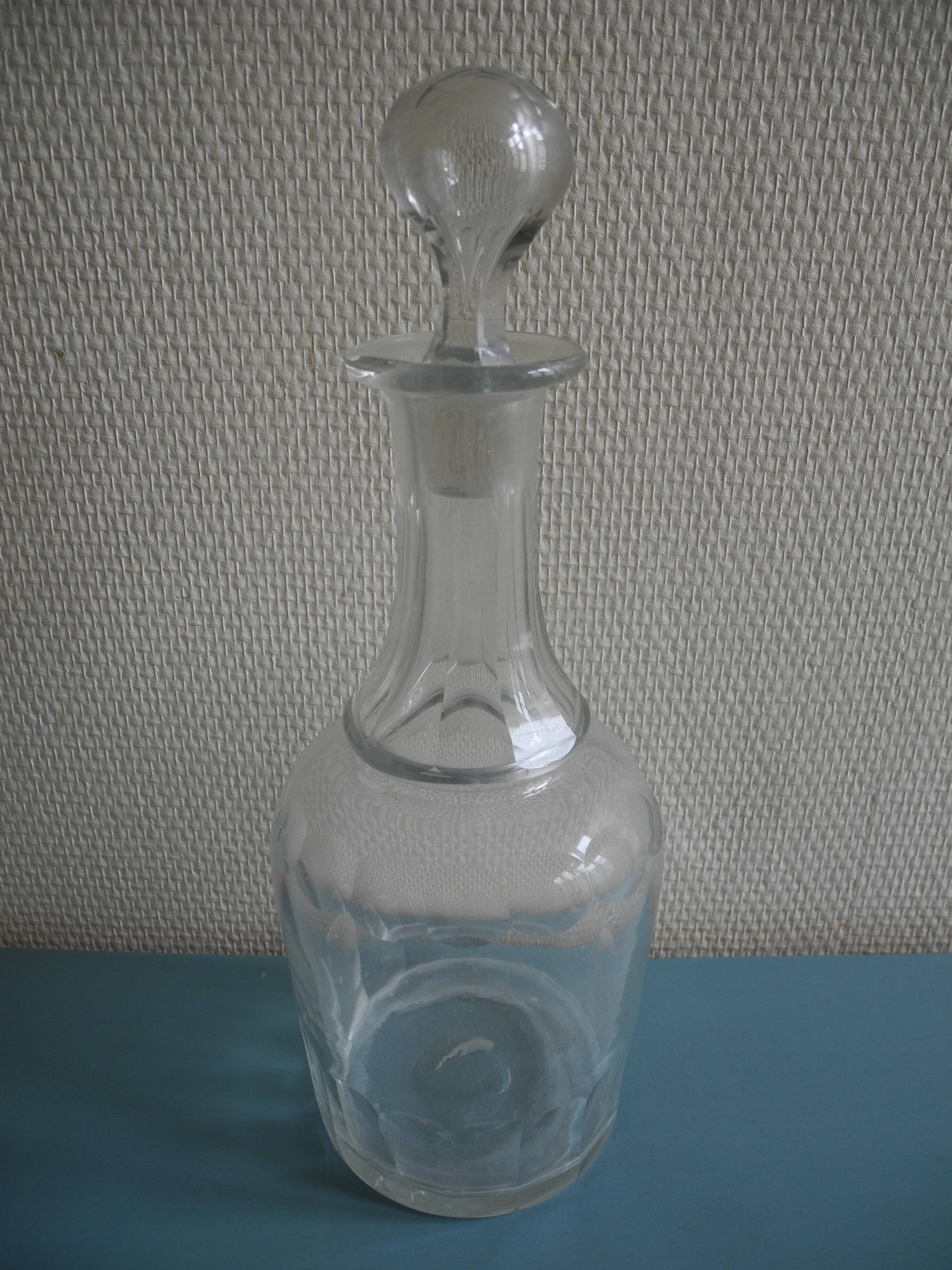 old blown glass wine carafe old blown glass wine carafe