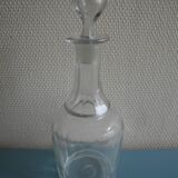 Carafe vin ancienne en verre soufflé