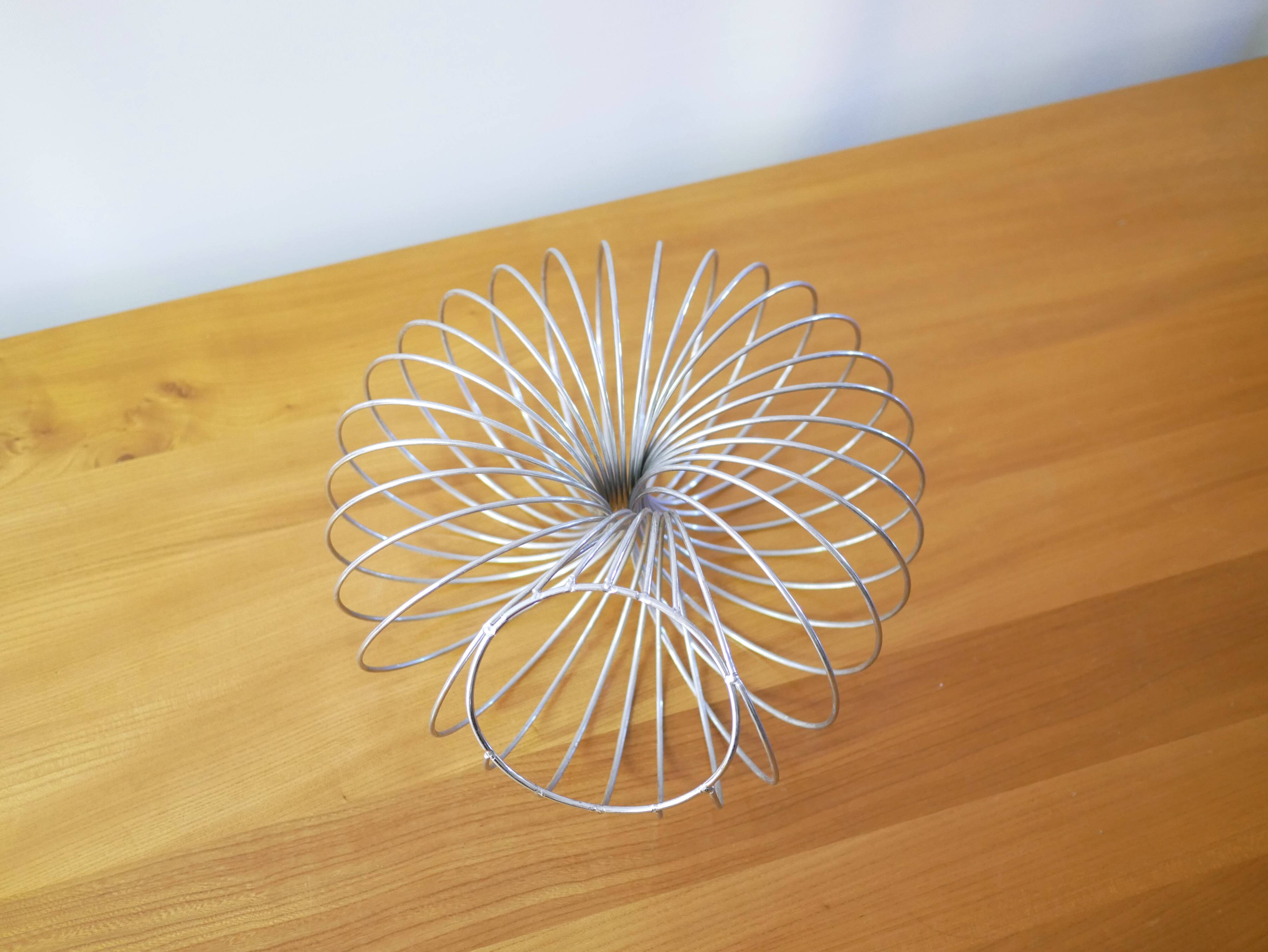 Vintage metal fruit basket