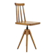 1970s  Beech Chair with Adjustable Height, Czechoslovakia
