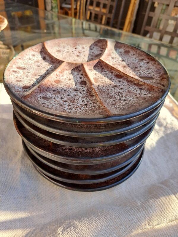 Service Marius Giuge Vallauris assiette