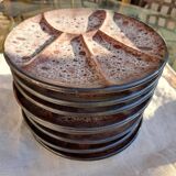 Marius Giuge Vallauris plate service