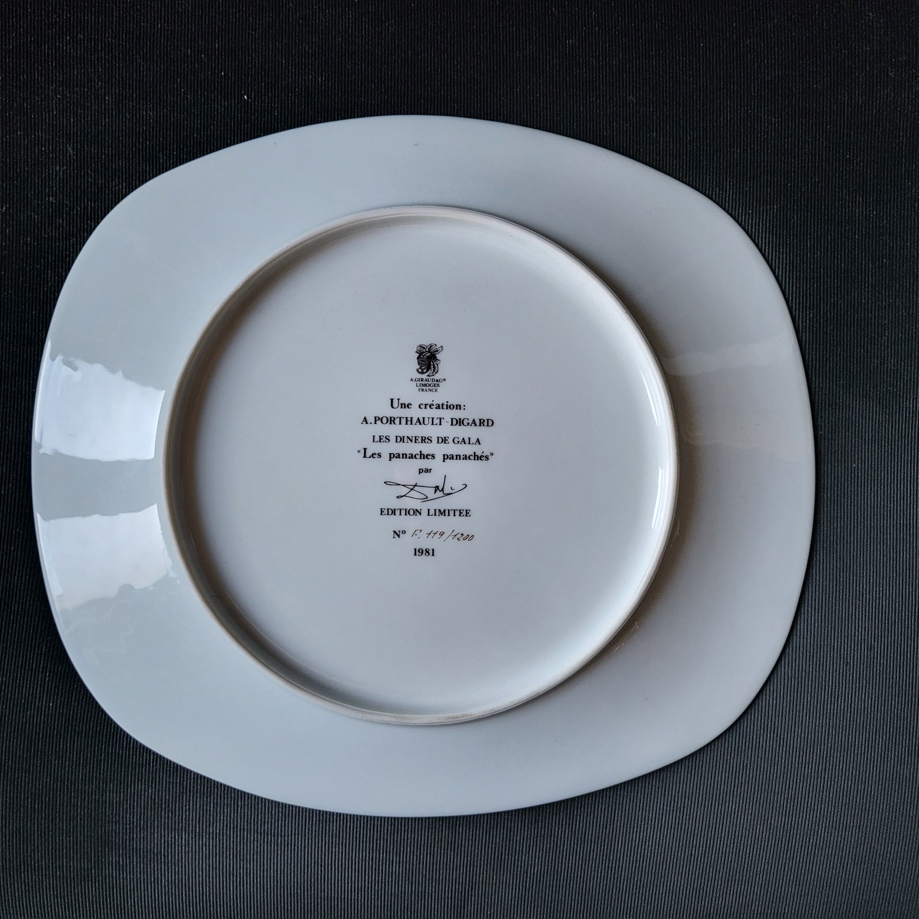 Dali "gala dinners" dish
