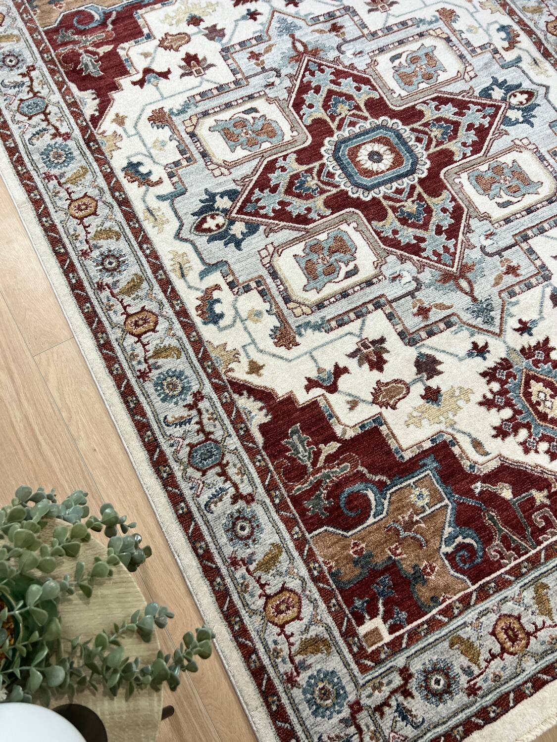 Vintage style living room rug 160 x 230 cm new