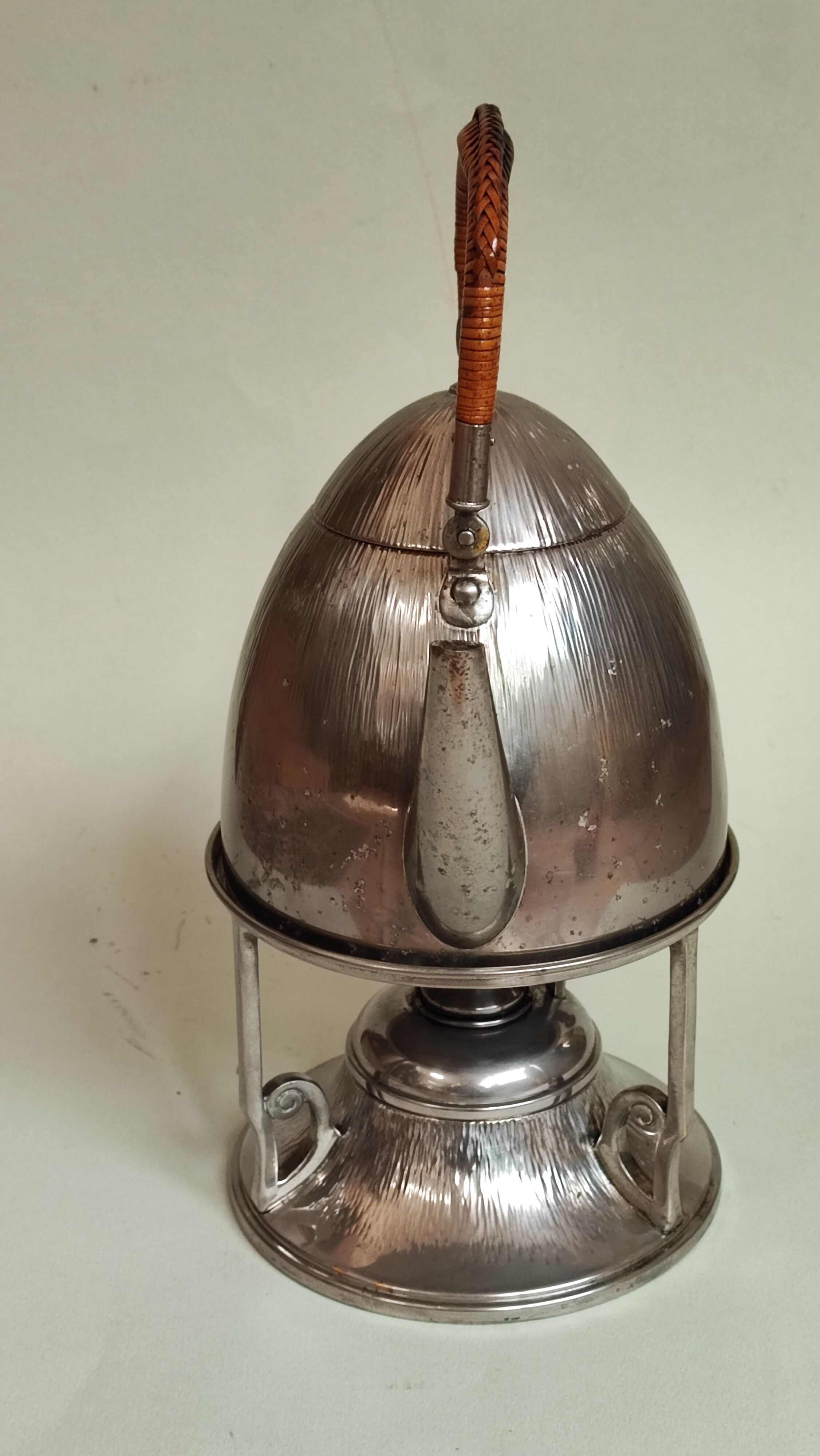 Silver plated EMF teapot and burner