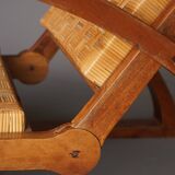 Vintage Lounge Chair and Ottoman by Francis Jourdain, 1920s