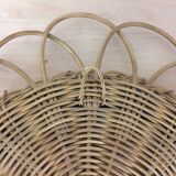 Mirror sun rattan 39 cm