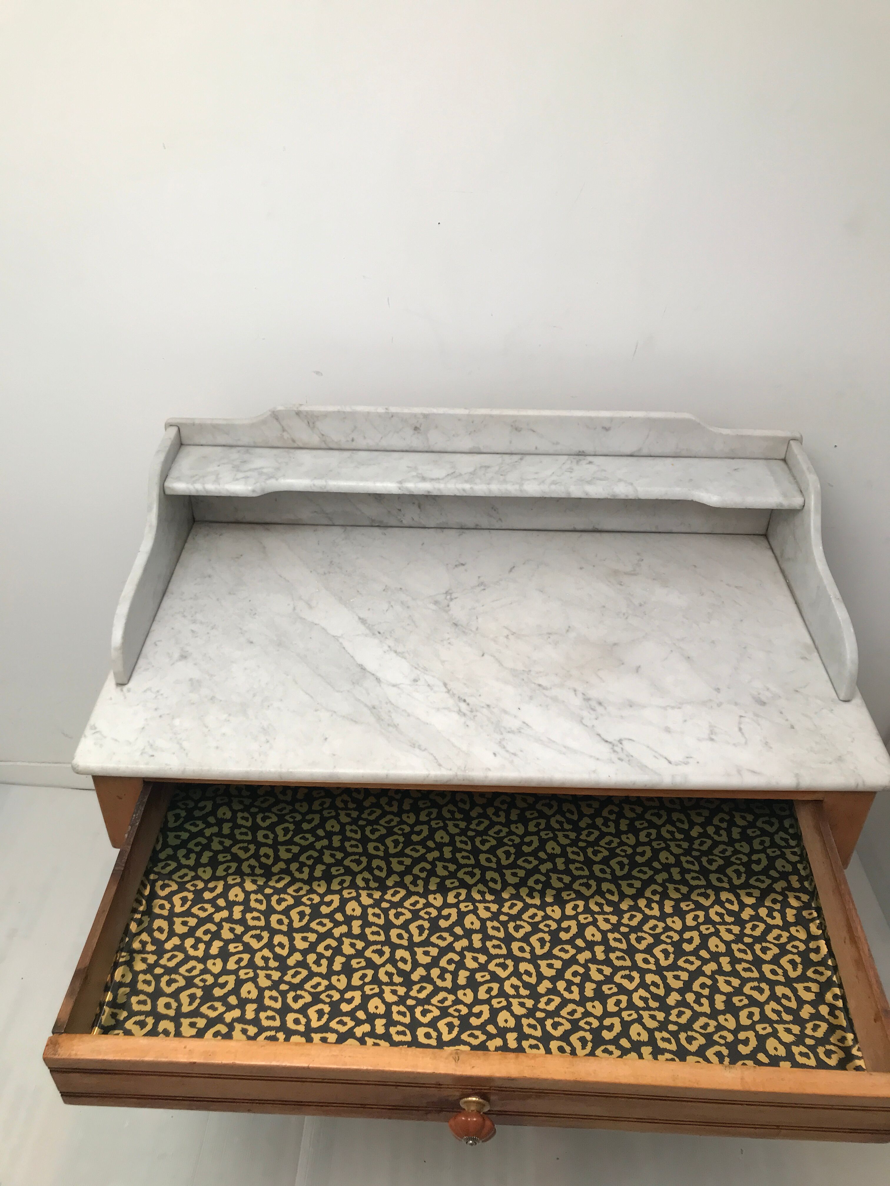 Dressing table marble style Henri II 1900s
