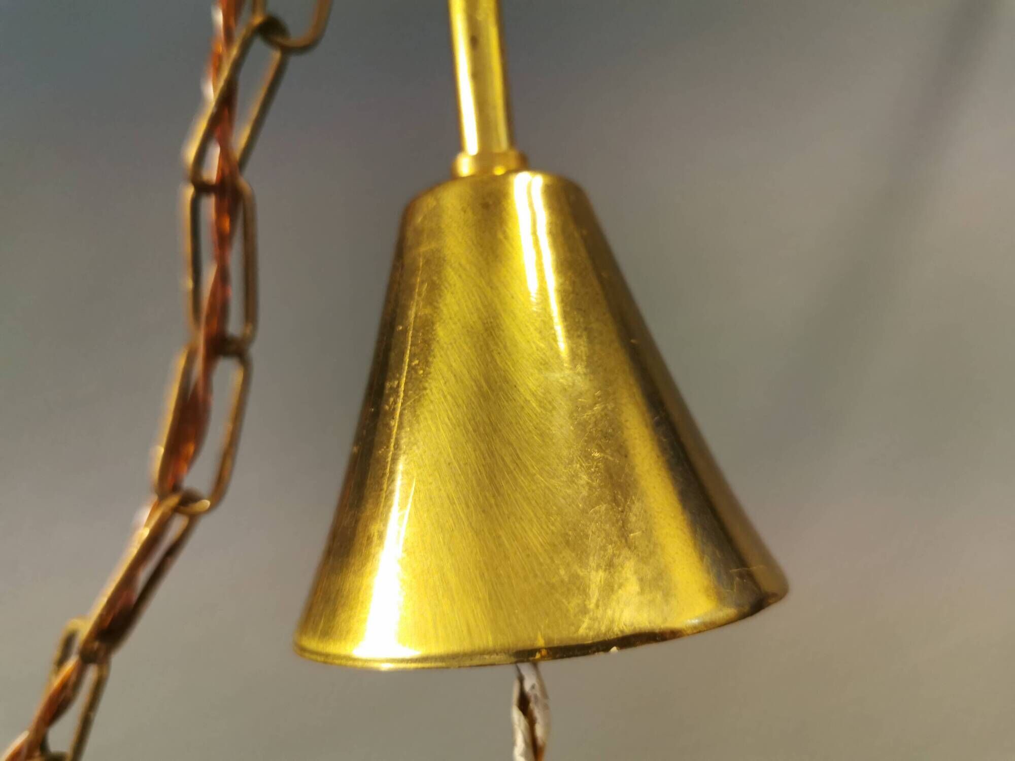 hanging lamp, probably designed by Jette Hellerøe for Axella Denmark, 1960s. But it is not stamped.