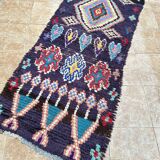 Vintage Boucherouite hallway rug