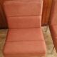 1970 Vinco orange armchairs made in France