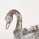 Silver Plated ‘Swan’ ice bucket by Mauro Manetti for Fonderia d’ Arte