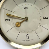 Brass alarm clock, UMF Ruhla, Germany, 1960s