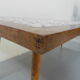Vintage coffee table with mini tiles, tile table