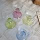 4 antique crystal glasses – Römer style