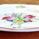 6 old Luneville flat plates, Réverbère model