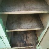 Vintage metal locker cabinet
