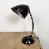 Vintage Brown Bakelite Gooseneck Table Lamp, 1950s