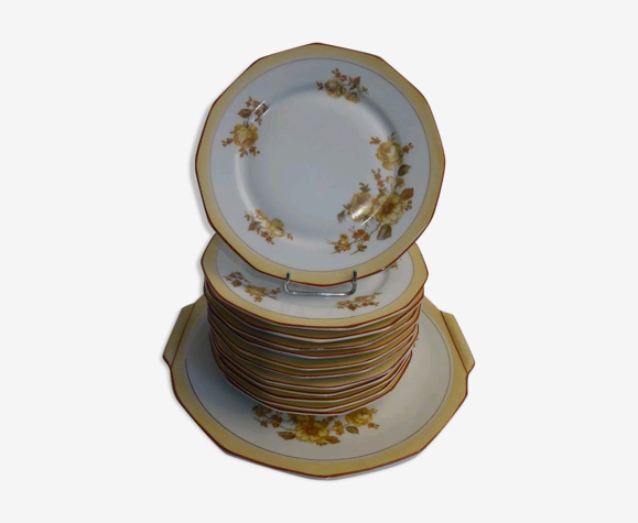 Service A Gateau 1 Plat Et 12 Assiettes A Dessert En Porcelaine Selency Service A Gateau 1 Plat Et 12 Assiettes A Dessert En Porcelaine Selency