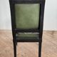 Maison Jansen black lacquered wooden desk from the 1960s with chair.
