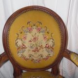 Paire de fauteuils de style Louis XVI